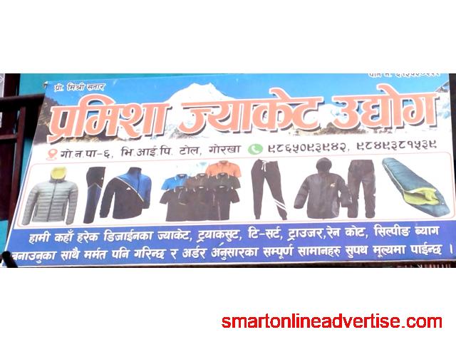 Jacket Shop in Gorkha